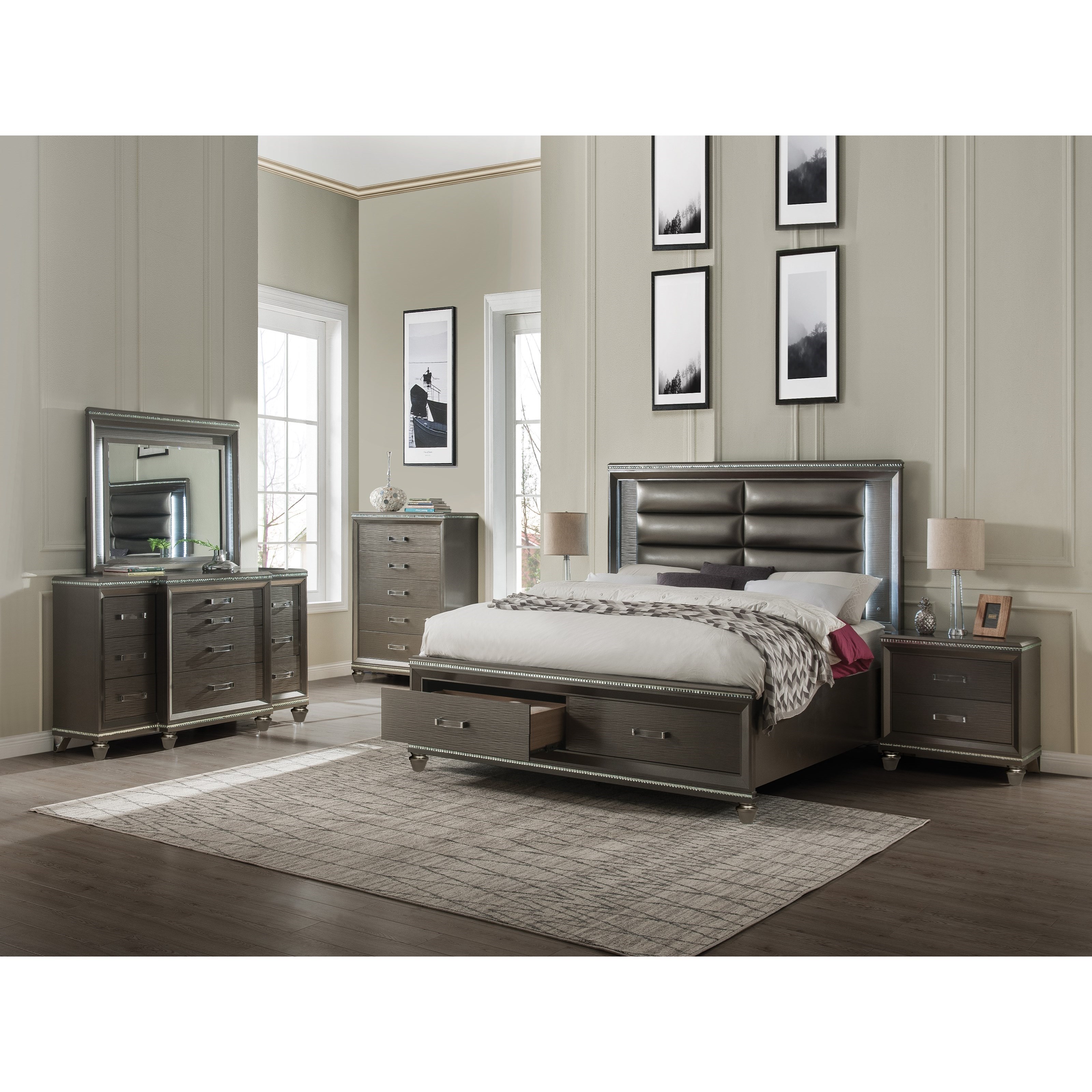 Acme Furniture Sadie Queen Bedroom Group Value City Furniture